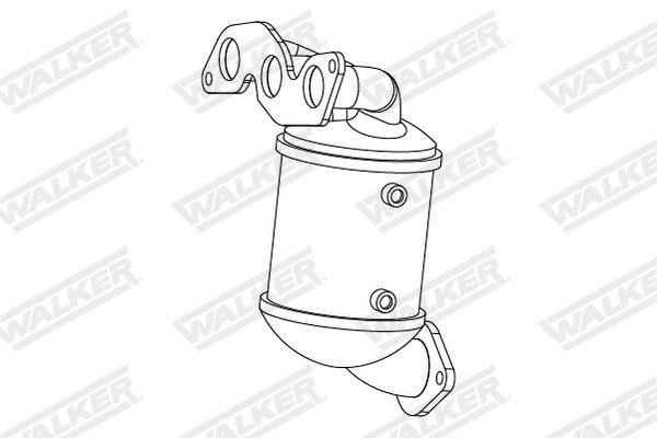Catalyseur (Pot catalytique) WALKER ref. 28842