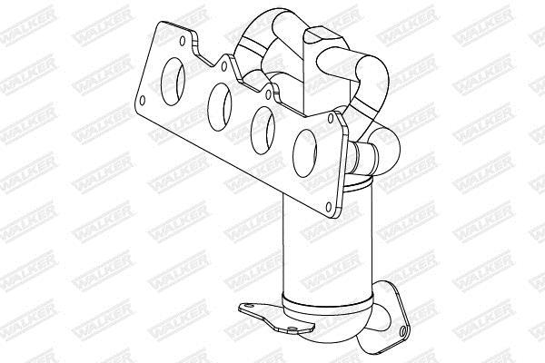 Catalyseur (Pot catalytique) WALKER ref. 28843