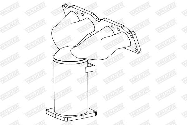 Catalyseur (Pot catalytique) WALKER ref. 28845