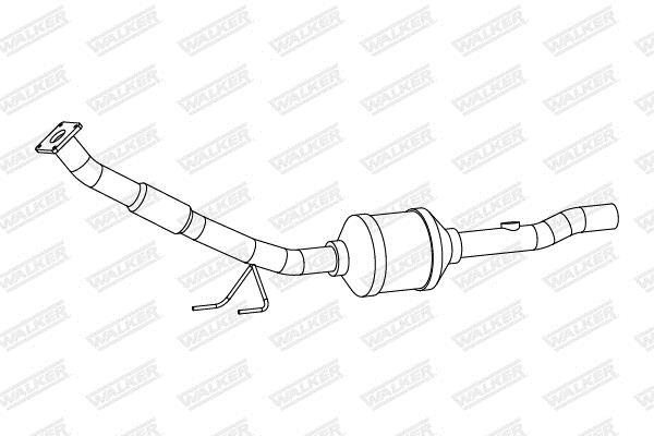 Catalyseur (Pot catalytique) WALKER 28852