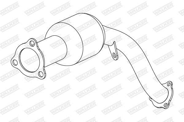 Catalyseur (Pot catalytique) WALKER ref. 28853