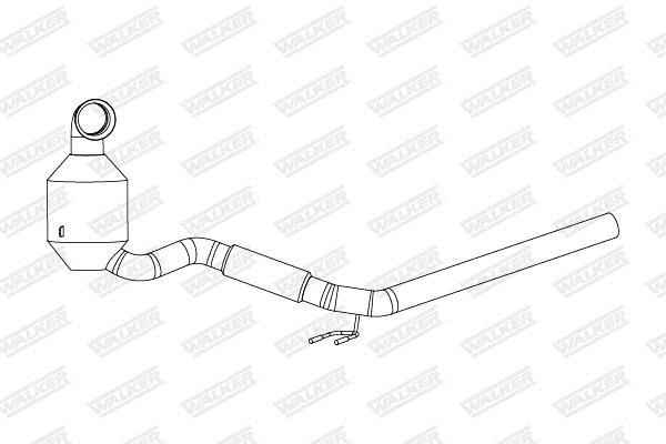 Catalyseur (Pot catalytique) WALKER ref. 28854