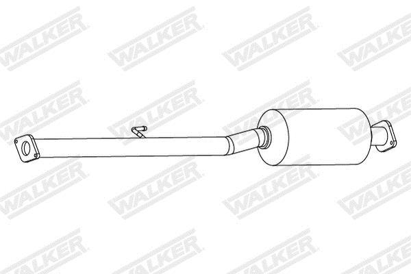Catalyseur (Pot catalytique) WALKER ref. 28871