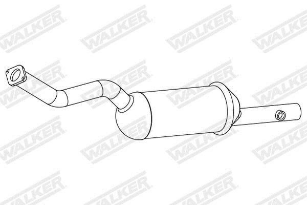 Catalyseur (Pot catalytique) WALKER 28875