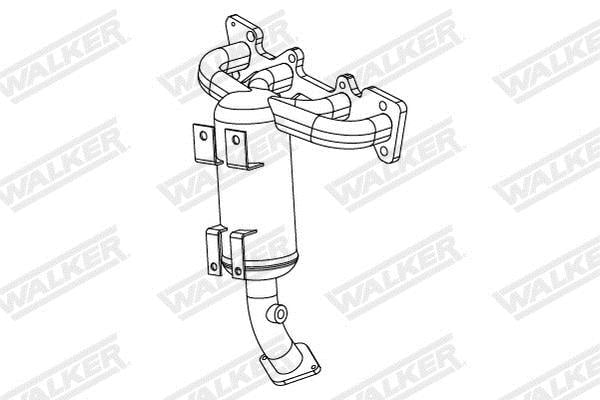 Catalyseur (Pot catalytique) WALKER ref. 28888