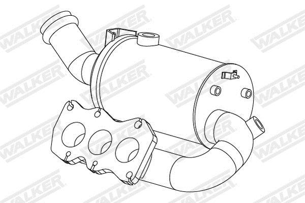 Catalyseur (Pot catalytique) WALKER ref. 28889