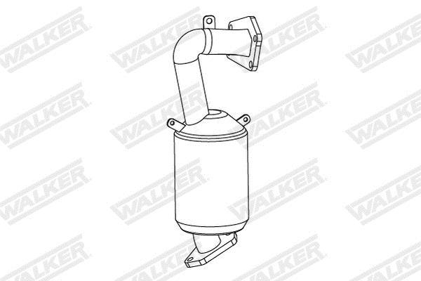 Catalyseur (Pot catalytique) WALKER ref. 28891