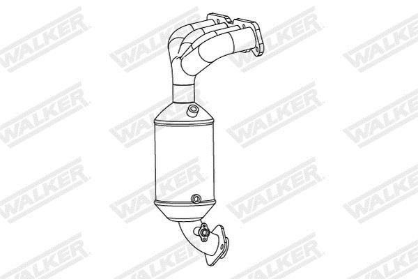 Catalyseur (Pot catalytique) WALKER 28896