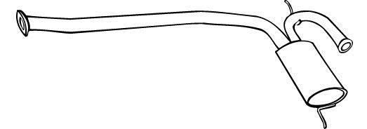 Silencieux central WALKER 70435