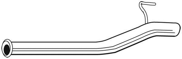 Tuyau d'échappement WALKER 71134
