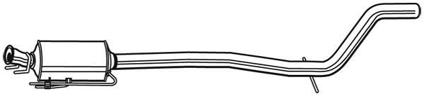 Filtre à particules / à suie, échappement WALKER 73160