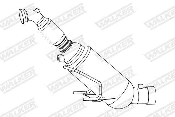 Filtre à particules / FAP (FAP diesel) WALKER ref. 73168