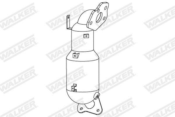 Filtre à particules / FAP (FAP diesel) WALKER 73274
