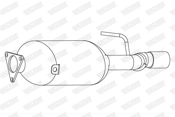 Filtro de partículas (FAP Diesel) WALKER 73331