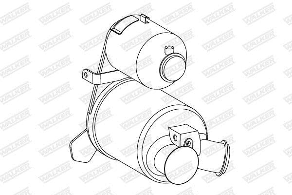 Filtro de partículas (FAP Diesel) WALKER ref. 73338