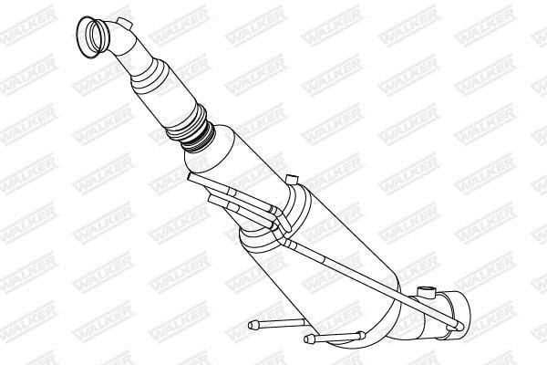Filtro de partículas (FAP Diesel) WALKER ref. 73383