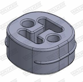 Bandes de caoutchouc, échappement WALKER ref. 80470