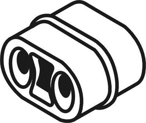 Bandes de caoutchouc, échappement WALKER 80622 Bandes de caoutchouc, échappement WALKER 80622