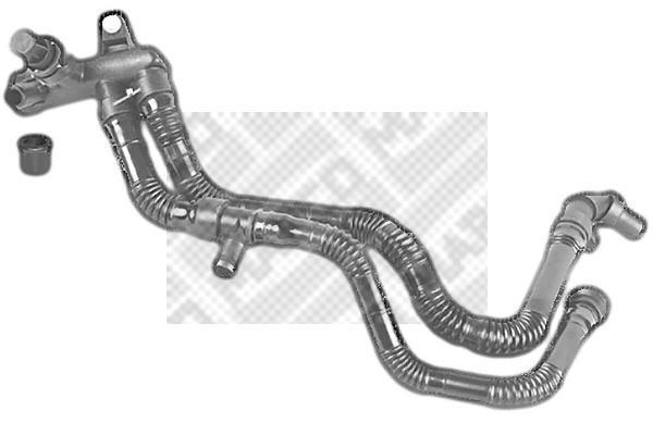 Durite de radiateur (Durite de refroidissement) MAPCO ref. 39017
