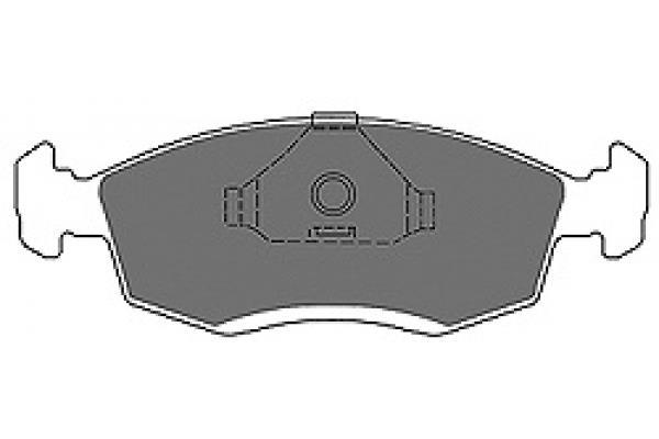 Kit Plaquettes De Frein Avant Mapco 6805 - Compatible Opel Corsa D, Adam - Réf. 1605 359, 93191698, Etc.