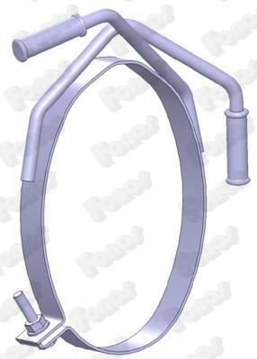 Silentbloc de suspension d'échappement Tenneco Automotive Ibérica S.A. ref. 80598