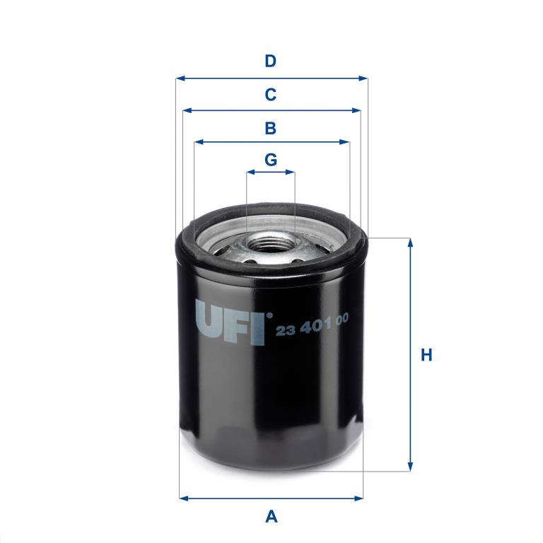 Filtre à huile UFI Filters ref. 23.401.00