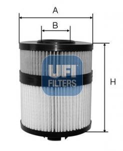 Filtre à huile UFI Filters ref. 25.108.00