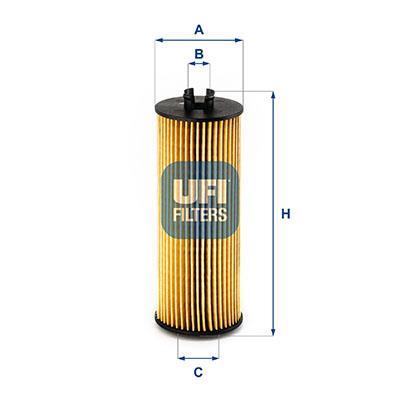 Filtro hidráulico, transmisión automática UFI Filters ref. 25.248.00