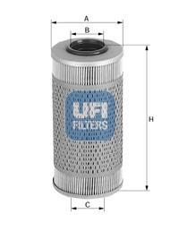 Filtre à huile UFI Filters ref. 25.607.00