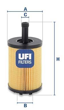 UFI Ölfilter 25.023.00 - Hochwertiger Ersatzfilter Für Audi, VW, Ford & Mehr