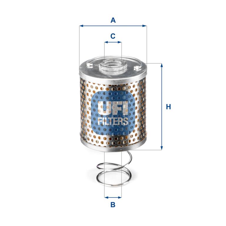 Filtre à carburant (Filtre à gasoil) UFI Filters ref. 26.617.00