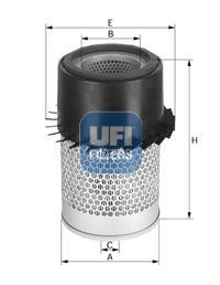 Filtre à air UFI Filters ref. 27.132.00