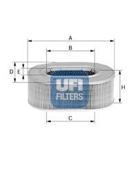 Filtre à air UFI Filters ref. 27.871.00