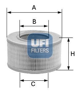 Filtre à air UFI Filters ref. 27.272.00