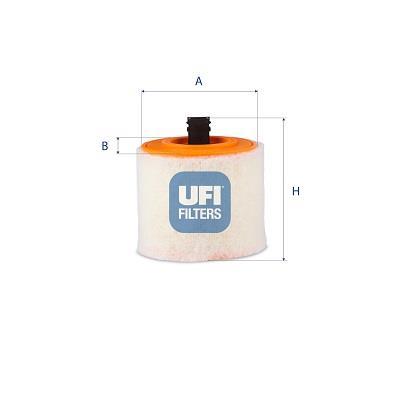 Filtro de ar UFI Filters ref. 27.F37.00