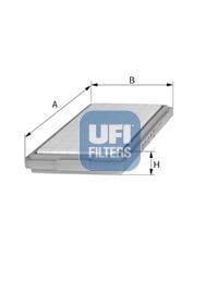 Filtre à air UFI Filters ref. 30.822.00