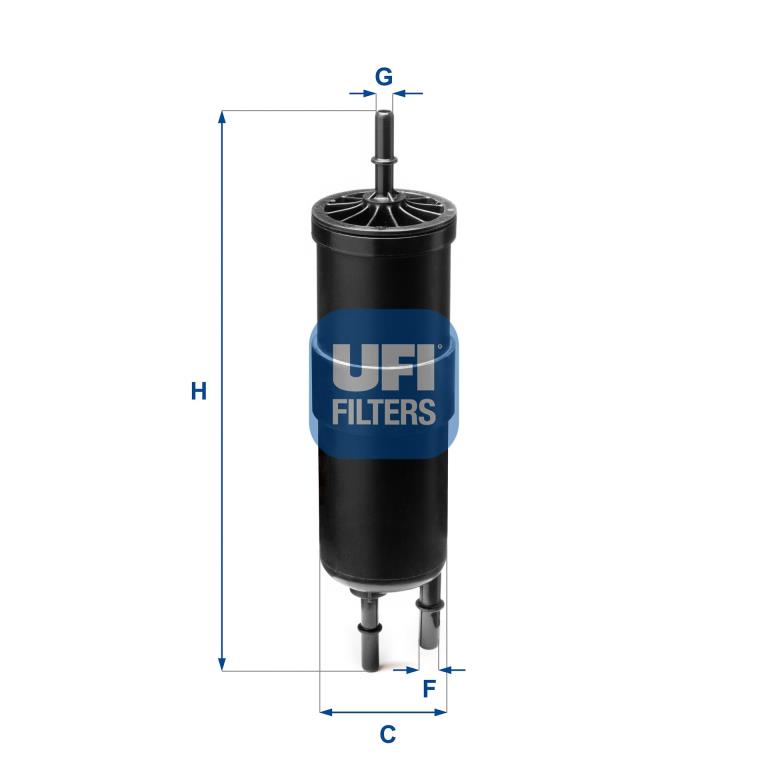 Filtre à carburant (Filtre à gasoil) UFI Filters ref. 31.962.00