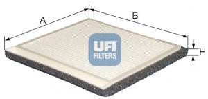 Filtre d'habitacle (Filtre à pollen) UFI Filters ref. 53.188.00