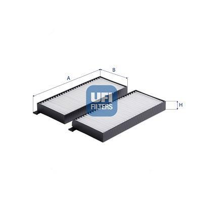 Filtre d'habitacle (Filtre à pollen) UFI Filters ref. 53.398.00