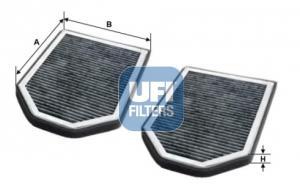 Filtre d'habitacle (Filtre à pollen) UFI Filters ref. 54.110.00