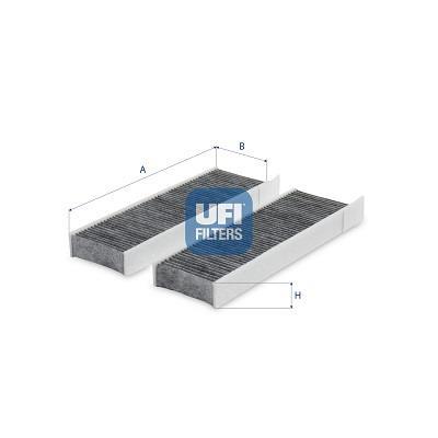 Filtre d'habitacle (Filtre à pollen) UFI Filters ref. 54.469.00