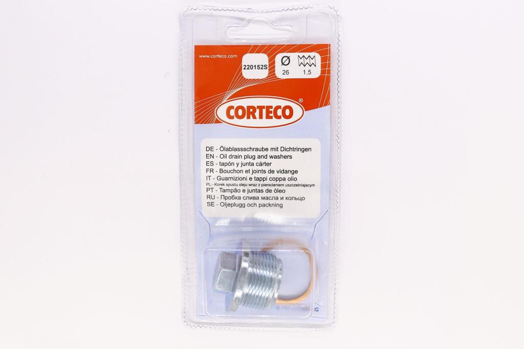 Parafuso, ficha de mudança de óleo CORTECO ref. 220152S
