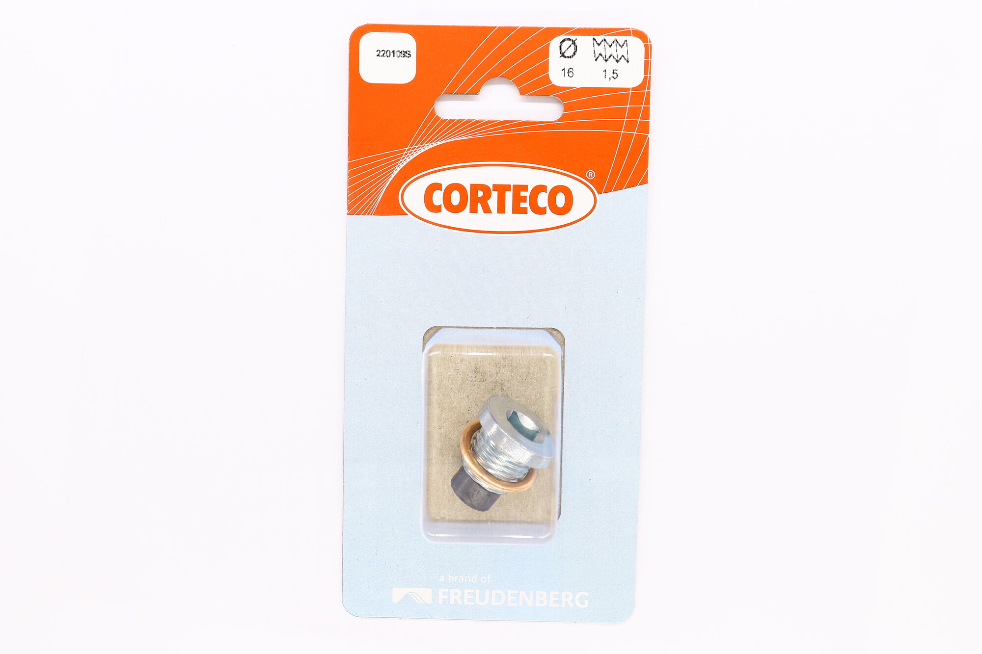 Parafuso, ficha de mudança de óleo CORTECO ref. 220109S