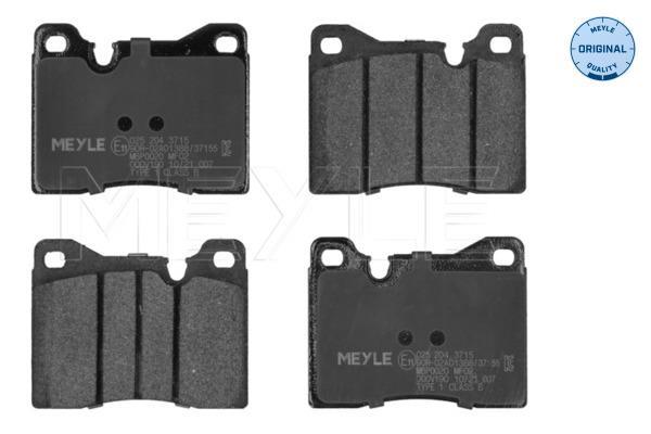 Jeu de 4 plaquettes de frein MEYLE ref. 025 204 3715