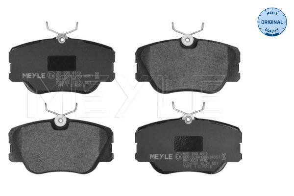 Jeu de 4 plaquettes de frein MEYLE ref. 025 209 4119