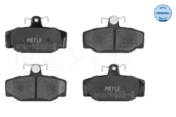 Jogo de 4 pastilhas de travão MEYLE ref. 025 213 8513