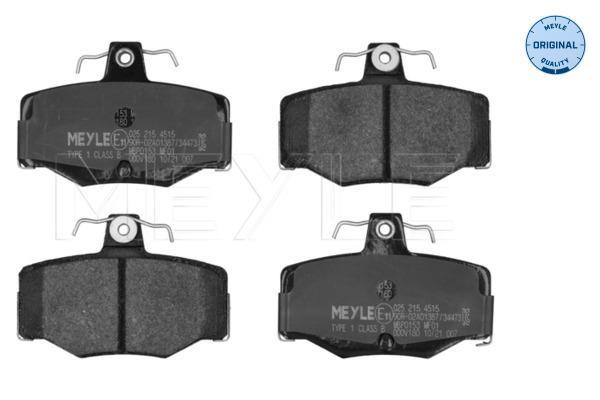 Jogo de 4 pastilhas de travão MEYLE ref. 025 215 4515
