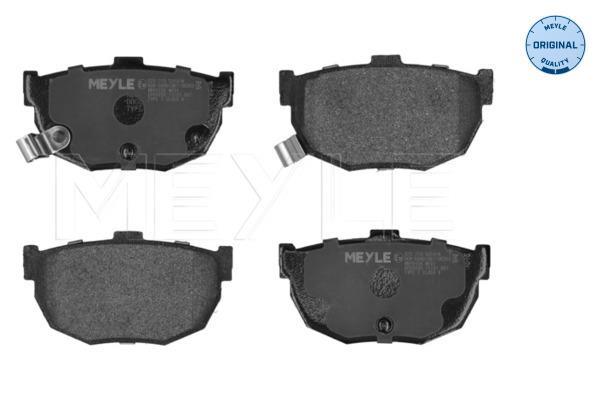 Jeu de 4 plaquettes de frein MEYLE ref. 025 215 5314/W