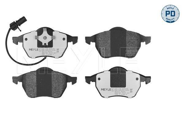 Jogo de 4 pastilhas de travão MEYLE ref. 025 218 4919/PD