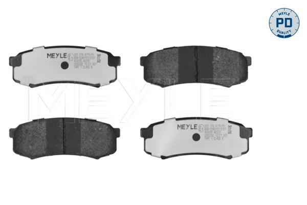 Jeu de 4 plaquettes de frein MEYLE ref. 025 219 4715/PD